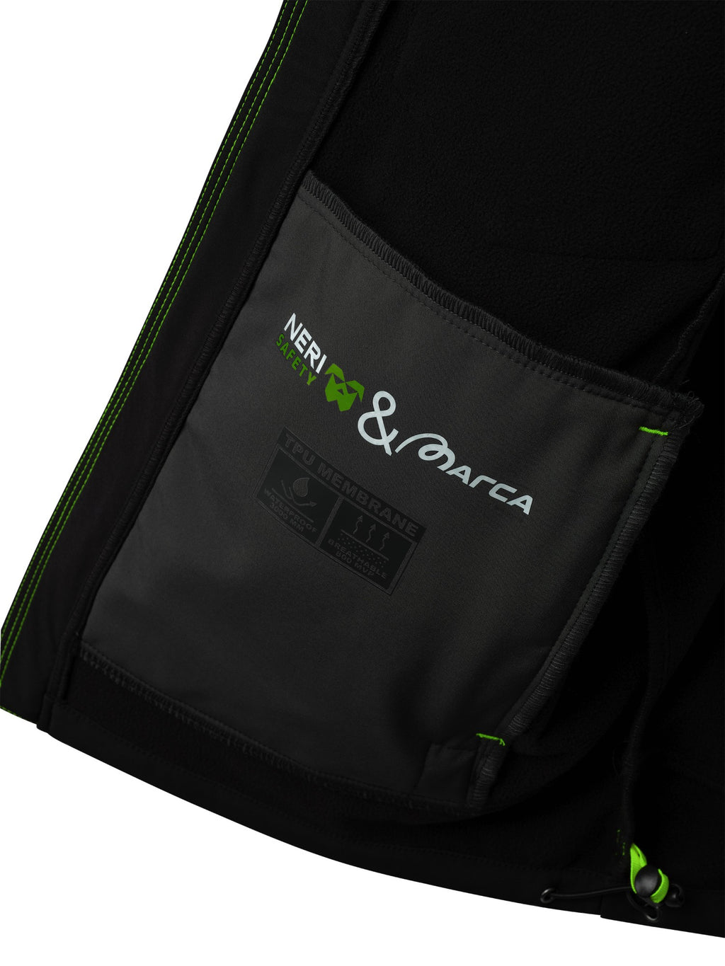 Colete softshell Nice Stretch cinzento/preto 310 g, vista 3