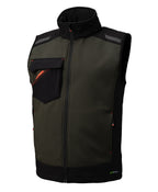 Colete softshell Nice Stretch verde/preto 310 g
