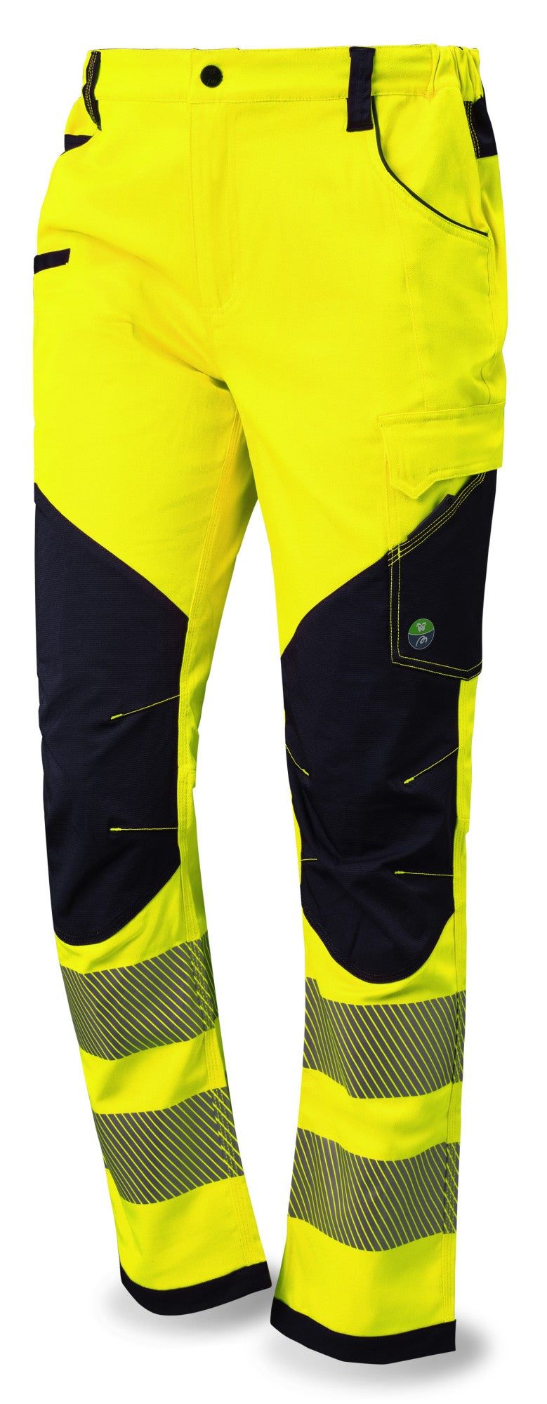 Calças de alta visibilidade Nice Stretch 245 g + 4WS com vários bolsos