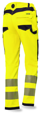 Calças de alta visibilidade Nice Stretch 245 g + 4WS com vários bolsos, vista 4