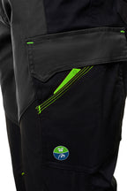 Calças Nice Stretch cinzento/preto 245 g + 4WS com vários bolsos, vista 2