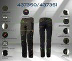 Calças Nice Stretch verde/preto 245 g + 4WS com vários bolsos, vista 2