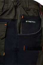 Calças Nice Stretch verde/preto 245 g + 4WS com vários bolsos, vista 7