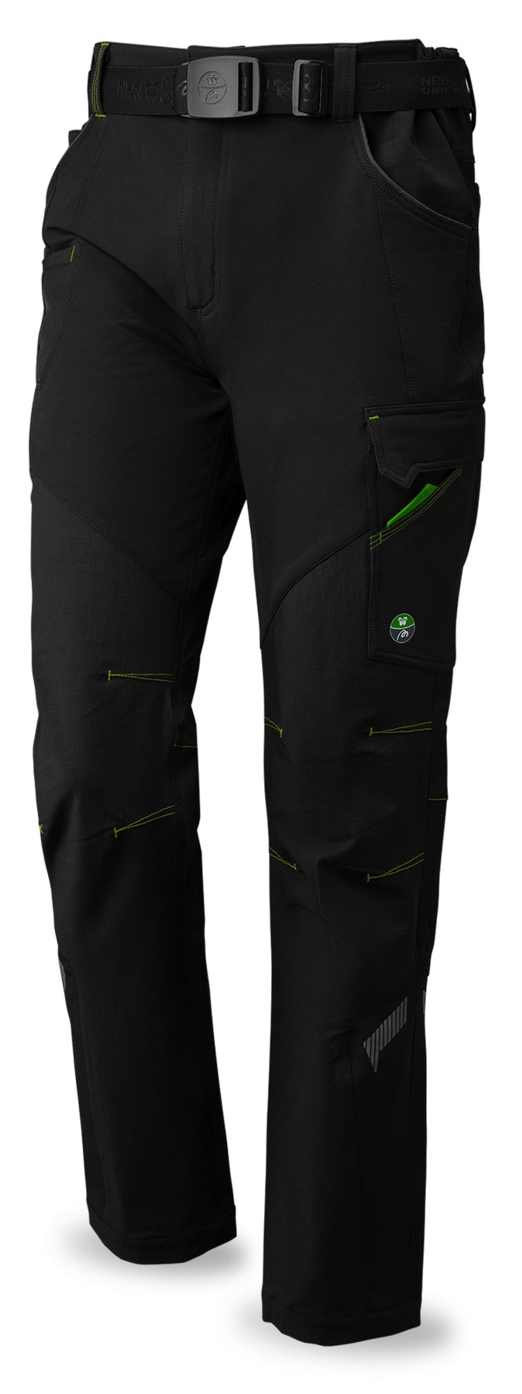 Calças softshell Nice Stretch pretas 250 g + 4WS com vários bolsos