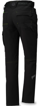 Calças softshell Nice Stretch pretas 250 g + 4WS com vários bolsos, vista 6
