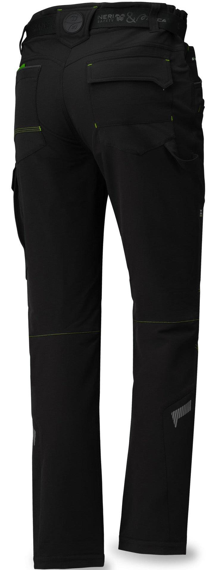 Calças softshell Nice Stretch pretas 250 g + 4WS com vários bolsos, vista 6