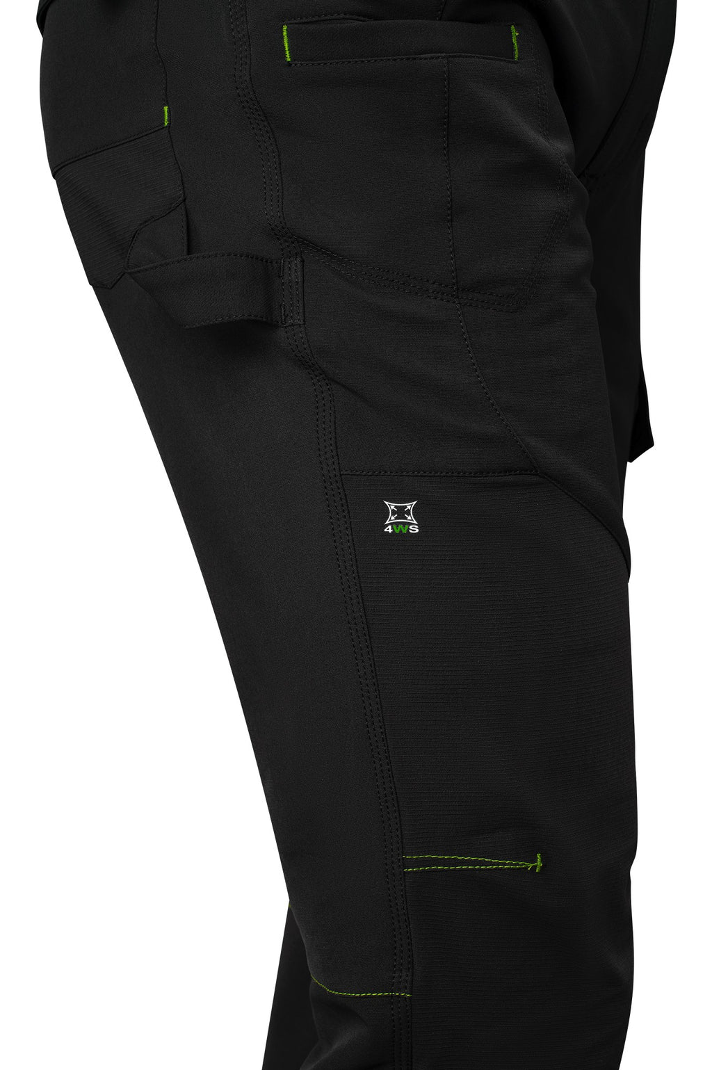 Calças softshell Nice Stretch pretas 250 g + 4WS com vários bolsos, vista 2
