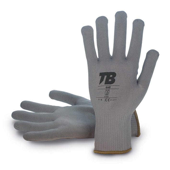 Luva mecânica de nylon 440 (10 PARES)