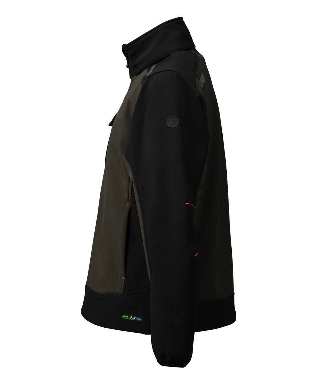 Casaco softshell Nice Stretch verde/preto 310 g, vista 5