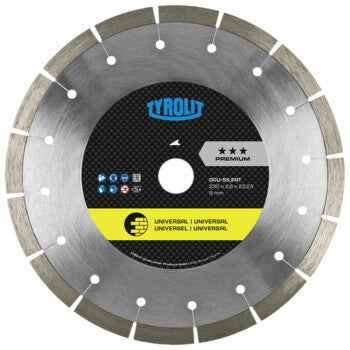 Disco Diamantado Banda Contínua C3G 230x2,6x22,23 DCUP1-S TYROLIT - Venda à unidade