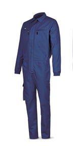 Fato-macaco azul-royal poliéster/algodão 245 g