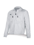 Casaco branco poliéster/algodão 245 g