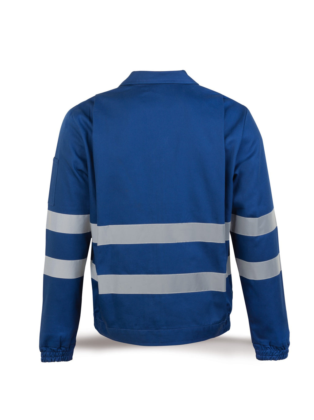 Casaco azul-royal algodão 245 g com bandas refletoras, vista 2