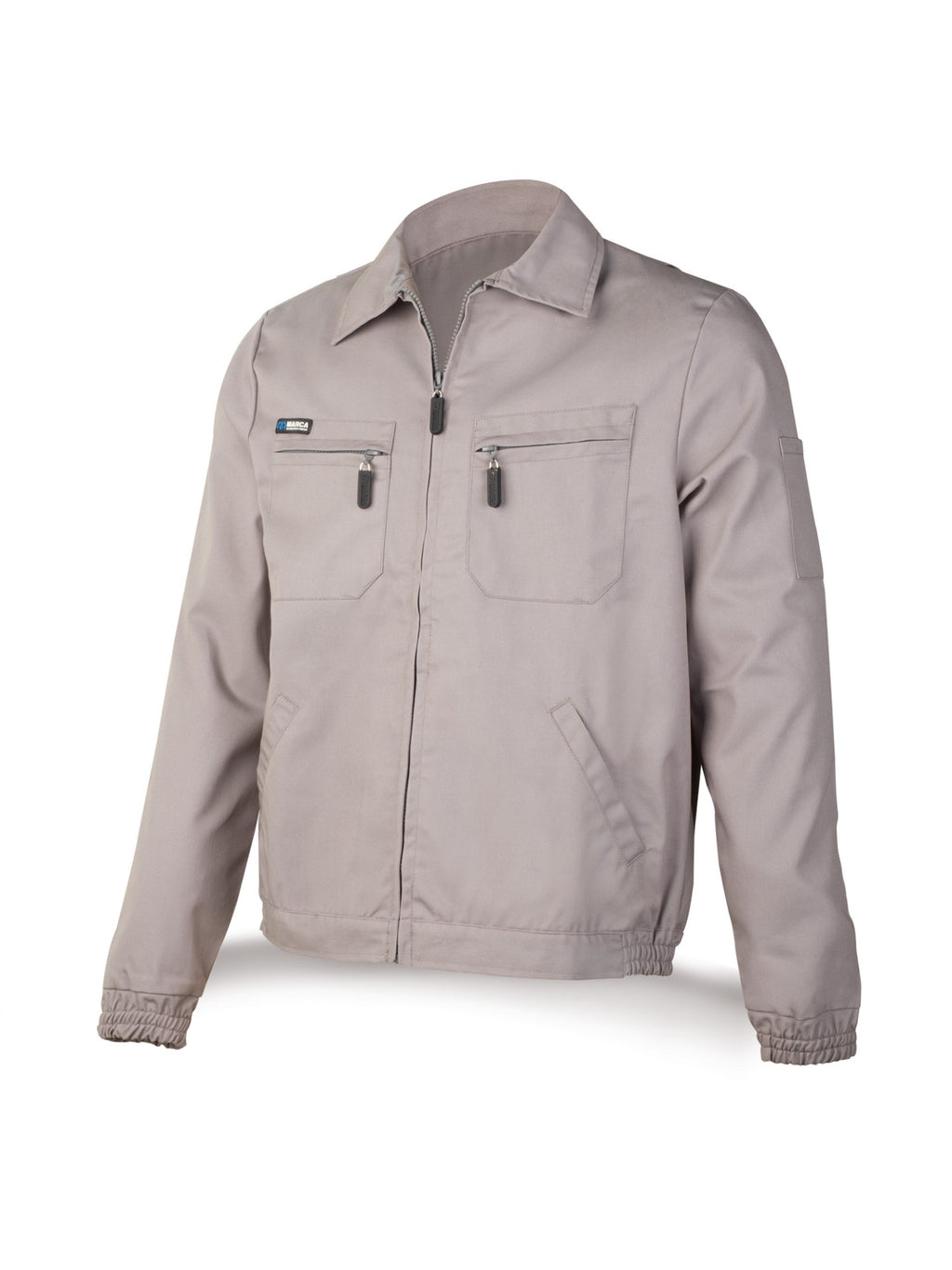 Casaco cinzento poliéster/algodão 245 g
