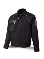 Casaco preto algodão 270 g