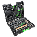 MALA de Ferramentas de 72 Peças com Soquetes Hexagonais 1/4" e 1/2" – Acabamento Zincado - JBM JBM, imagem do produto