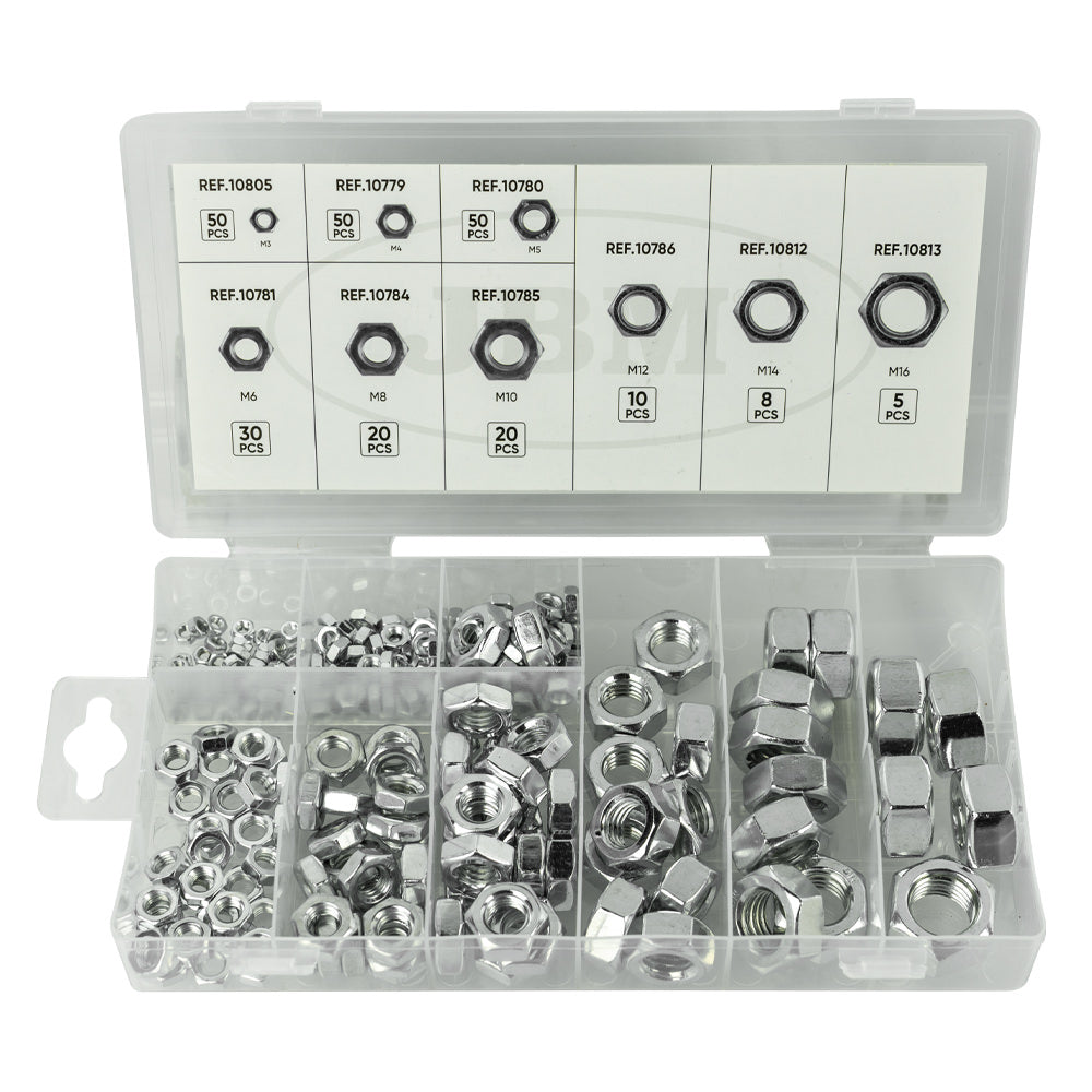 Estojo de Porcas 243 Peças - JBM JBM, imagem do produto