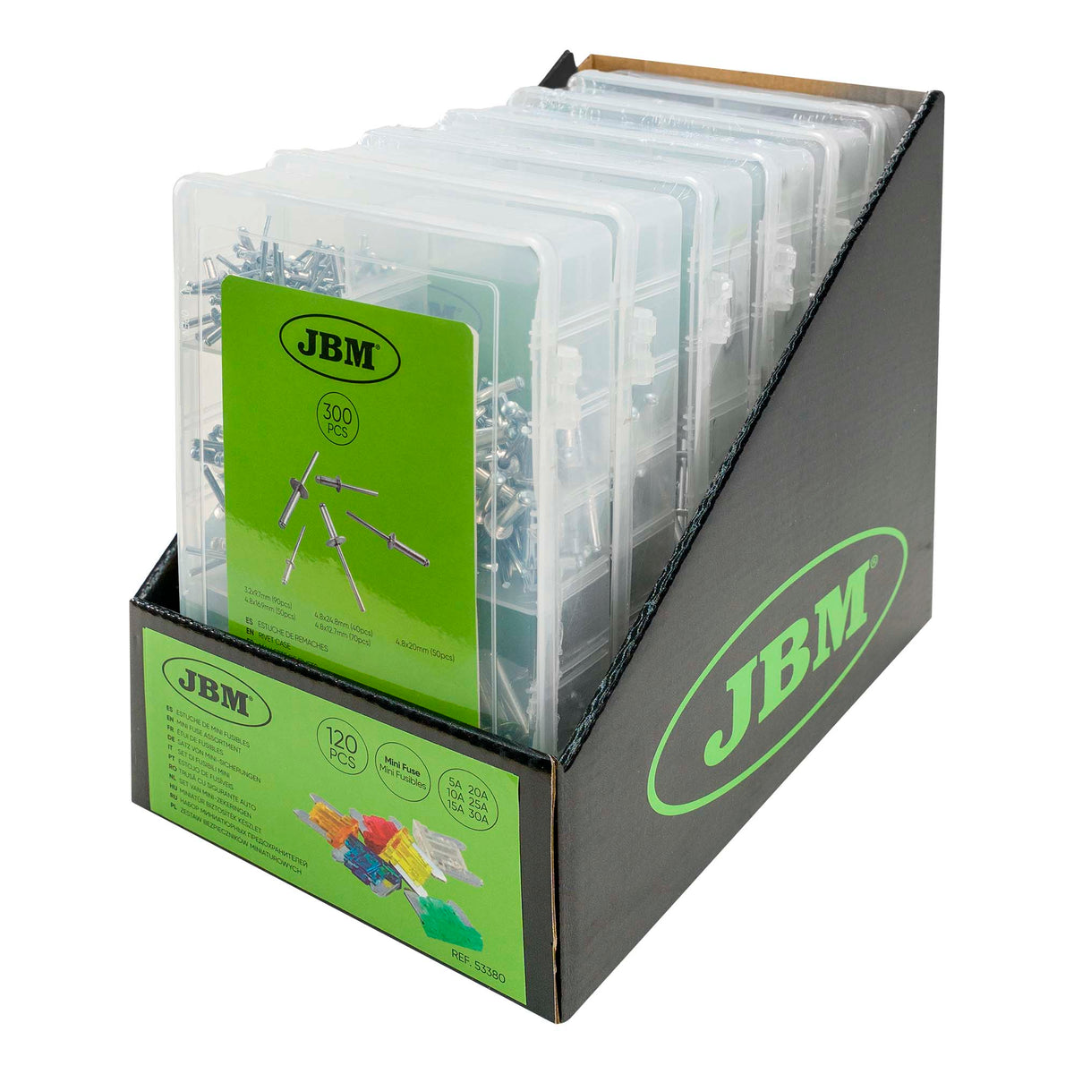 Estojo de Rebites 300 Peças - JBM JBM, imagem do produto