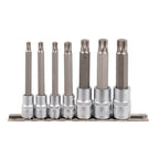 Conjunto de 7 Pontas de 12 Cantos com Soquetes 1/2" e 3/8" - JBM JBM, imagem do produto