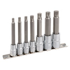 Conjunto de 7 Pontas de 12 Cantos com Soquetes 1/2" e 3/8" - JBM JBM, imagem do produto