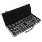 KIT de 19 Chaves de Impacto de 1/2" HEX + Adaptador - JBM JBM, imagem do produto
