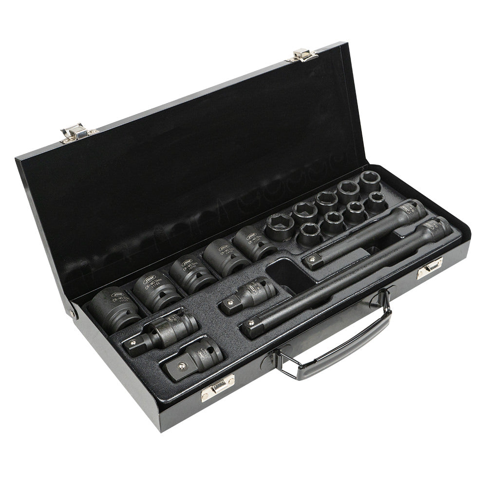 KIT de 19 Chaves de Impacto de 1/2" HEX + Adaptador - JBM JBM, imagem do produto