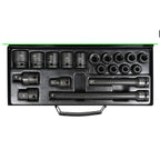KIT de 19 Chaves de Impacto de 1/2" HEX + Adaptador - JBM JBM, imagem do produto