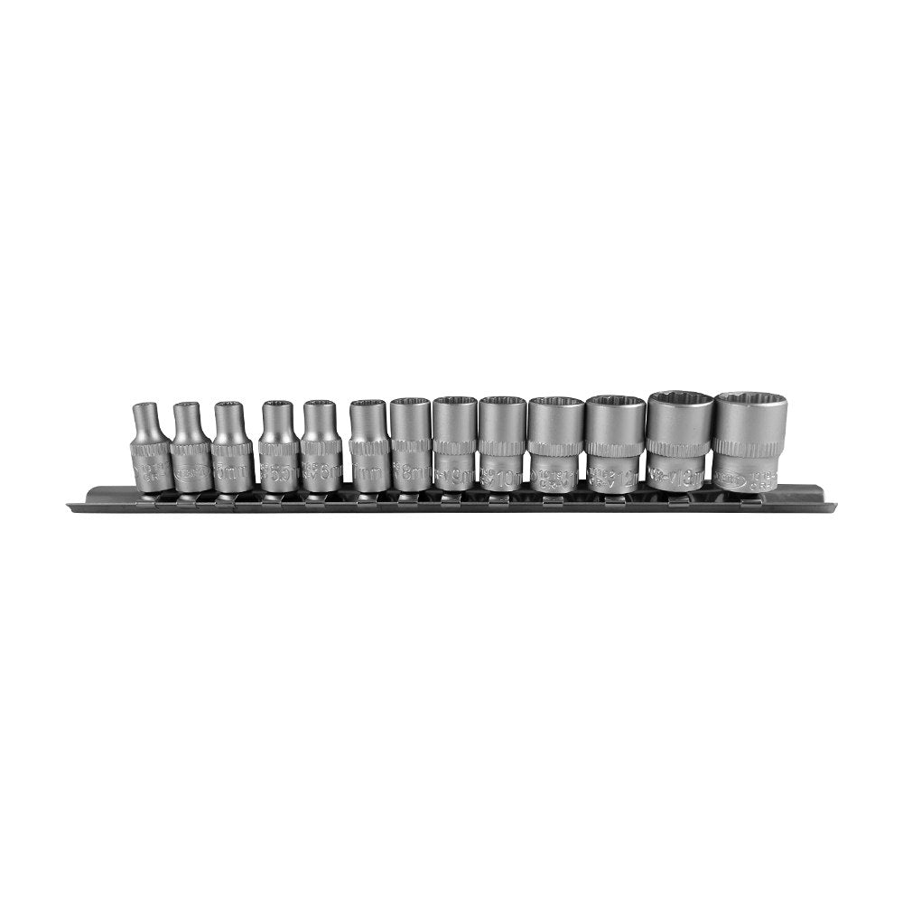 Conjunto de 13 Soquetes de 12 Cantos 1/4" - JBM JBM, imagem do produto