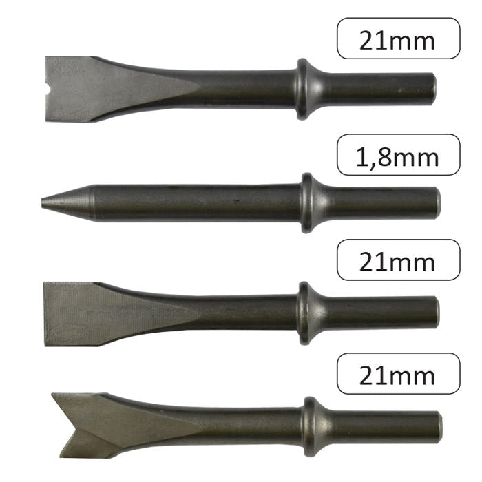 Estojo de 9 Peças com Martelo Pneumático de 1/2" - JBM JBM, imagem do produto