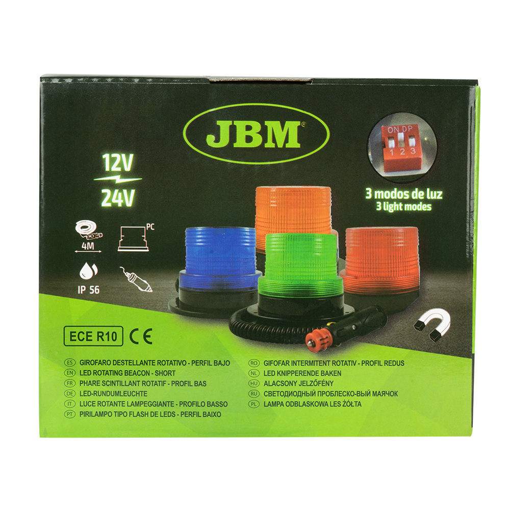 LUZ de Emergência TIPO Flash de LEDS - Ambar - JBM JBM, imagem do produto