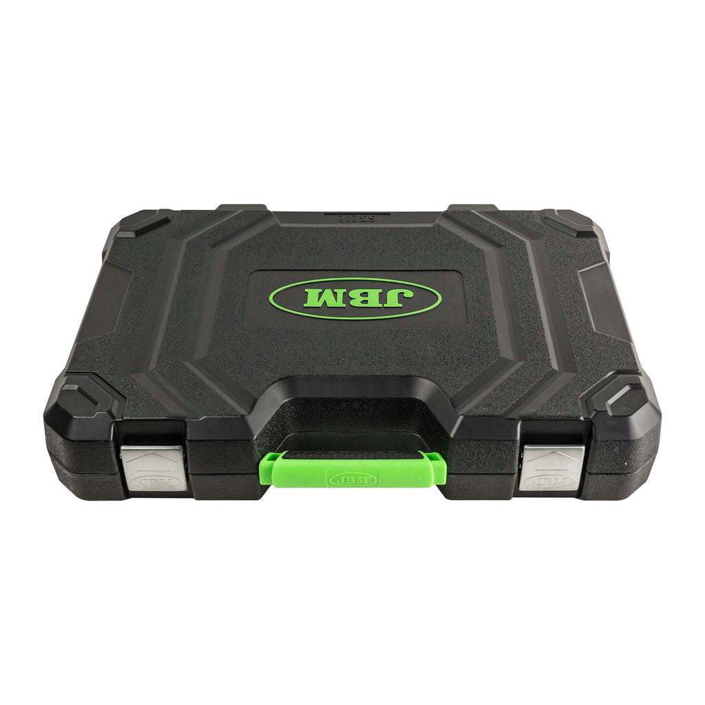 MALA de Ferramentas de 302 Peças com Soquetes Hexagonais de 1/2" e 1/4" – Acabamento Zincado - JBM JBM, imagem do produto