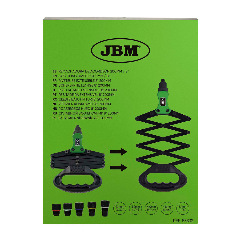 Rebitadeira Extensível 8" 200MM - JBM JBM, imagem do produto