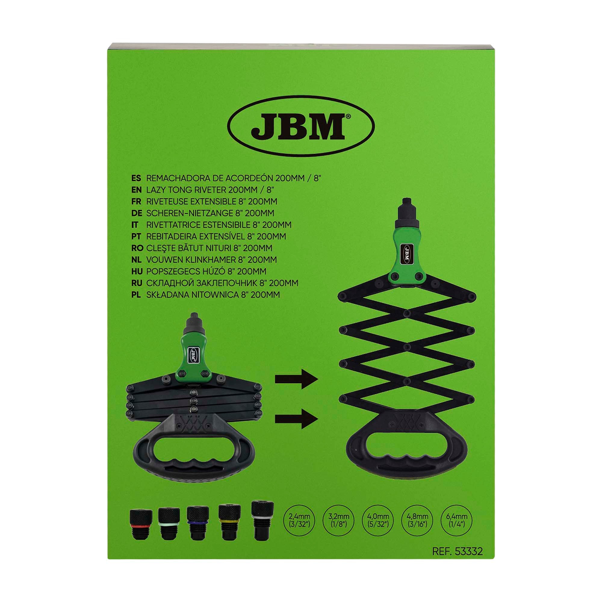 Rebitadeira Extensível 8" 200MM - JBM JBM, imagem do produto