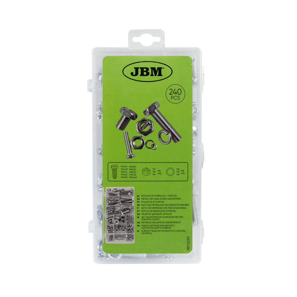 Estojo de Parafusos e Porcas - JBM JBM, imagem do produto