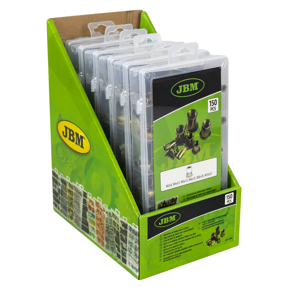 Estojo de Rebites Porca - JBM JBM, imagem do produto