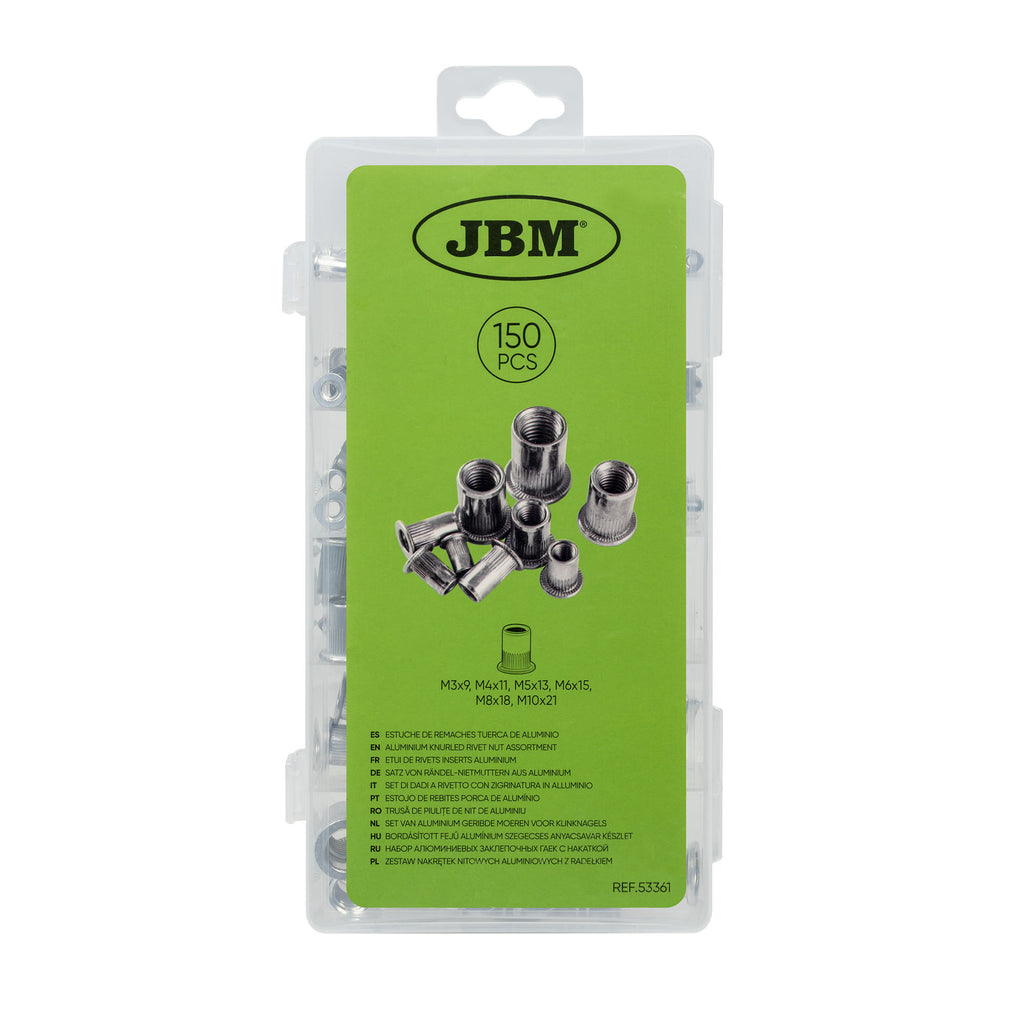 Estojo de Rebites Porca de Alumínio - JBM JBM, imagem do produto