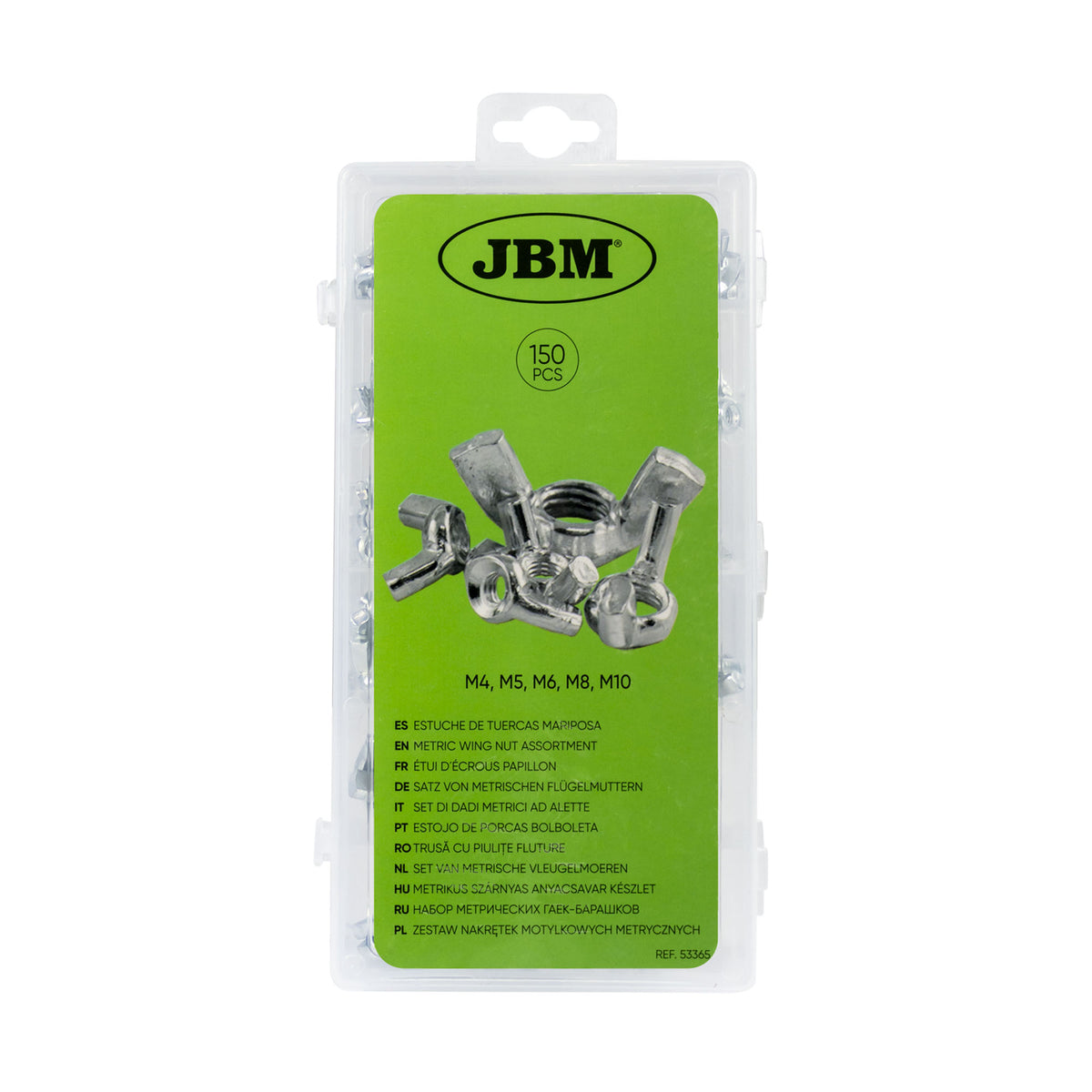 Estojo de Porcas Bolboleta - JBM JBM, imagem do produto