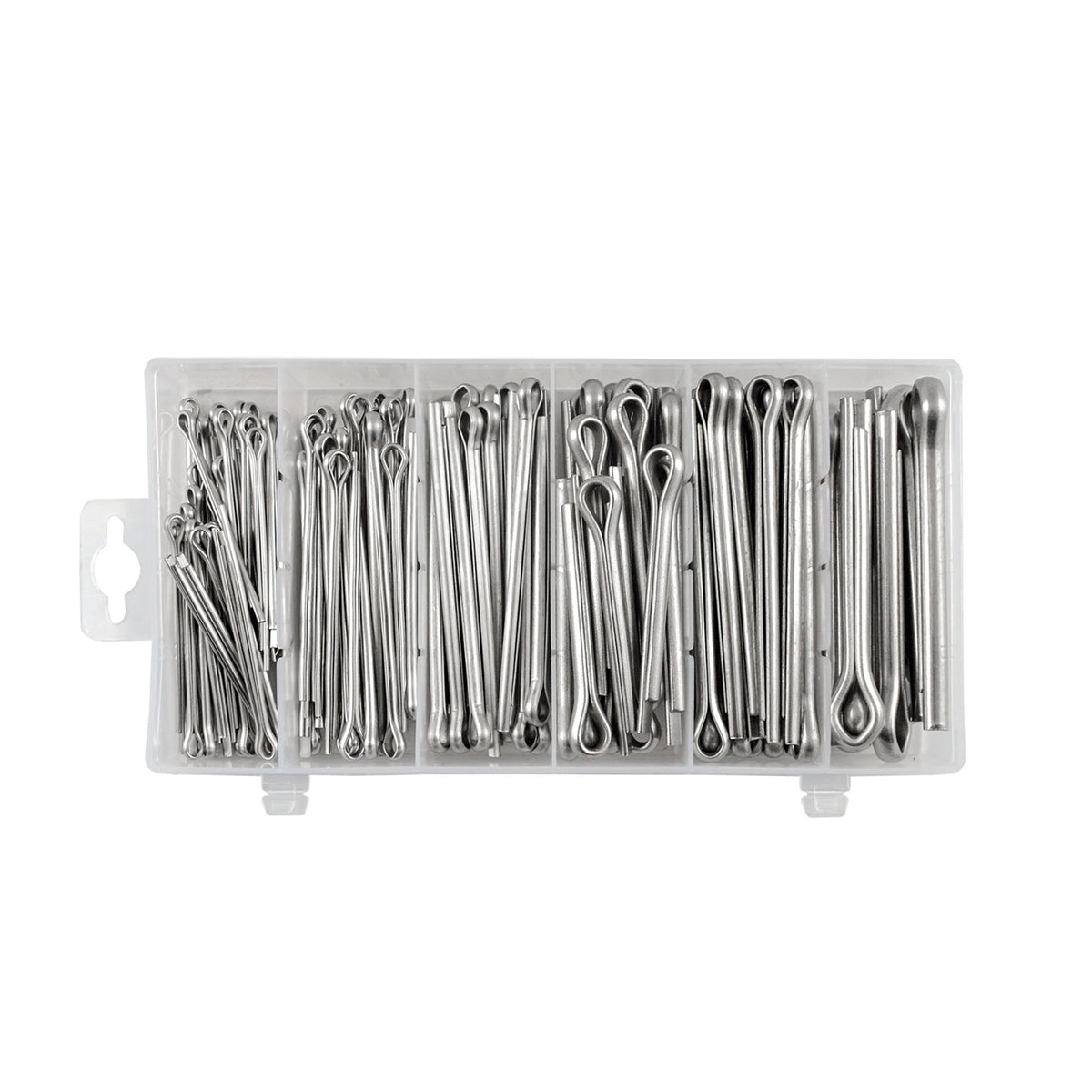 Estojo de Sortido de Cavilhas Fendidas em AÇO INOX – 144 PCS - JBM JBM, imagem do produto