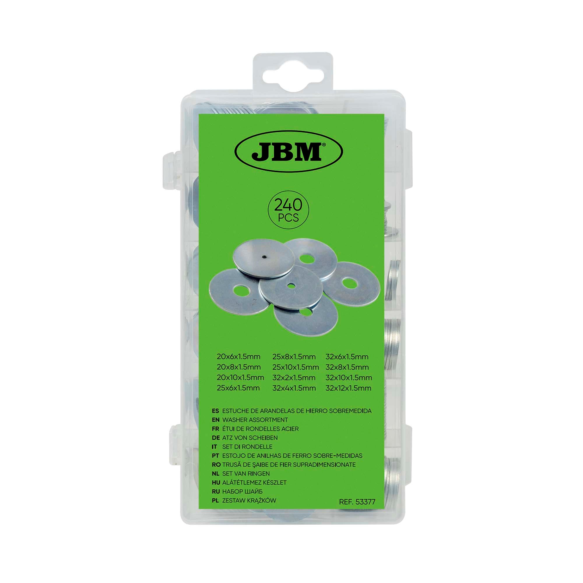 Estojo de Anilhas de Ferro Sobre-medidas - JBM JBM, imagem do produto