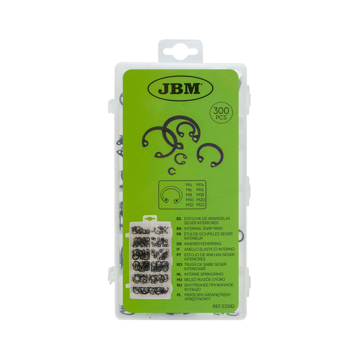 Estojo de Anilhas Seeger Interiores - JBM JBM, imagem do produto