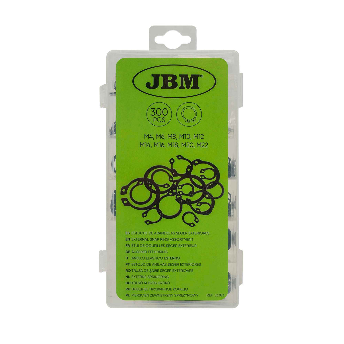 Estojo de Anilhas Seeger Exteriores - JBM