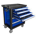 Carrinho de Ferramentas de 6 Gavetas AZUL com Equipamento - JBM JBM, imagem do produto