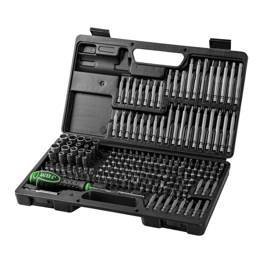 Maleta de Ferramentas de 208 Peças com Pontas 1/4" e Adaptador de Chave de Fenda - JBM JBM, imagem do produto