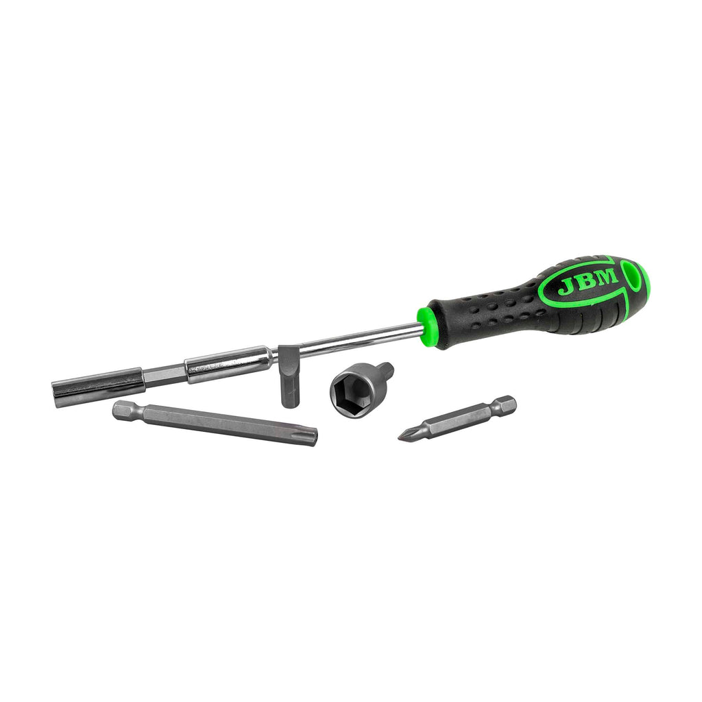 Maleta de Ferramentas de 208 Peças com Pontas 1/4" e Adaptador de Chave de Fenda - JBM JBM, imagem do produto