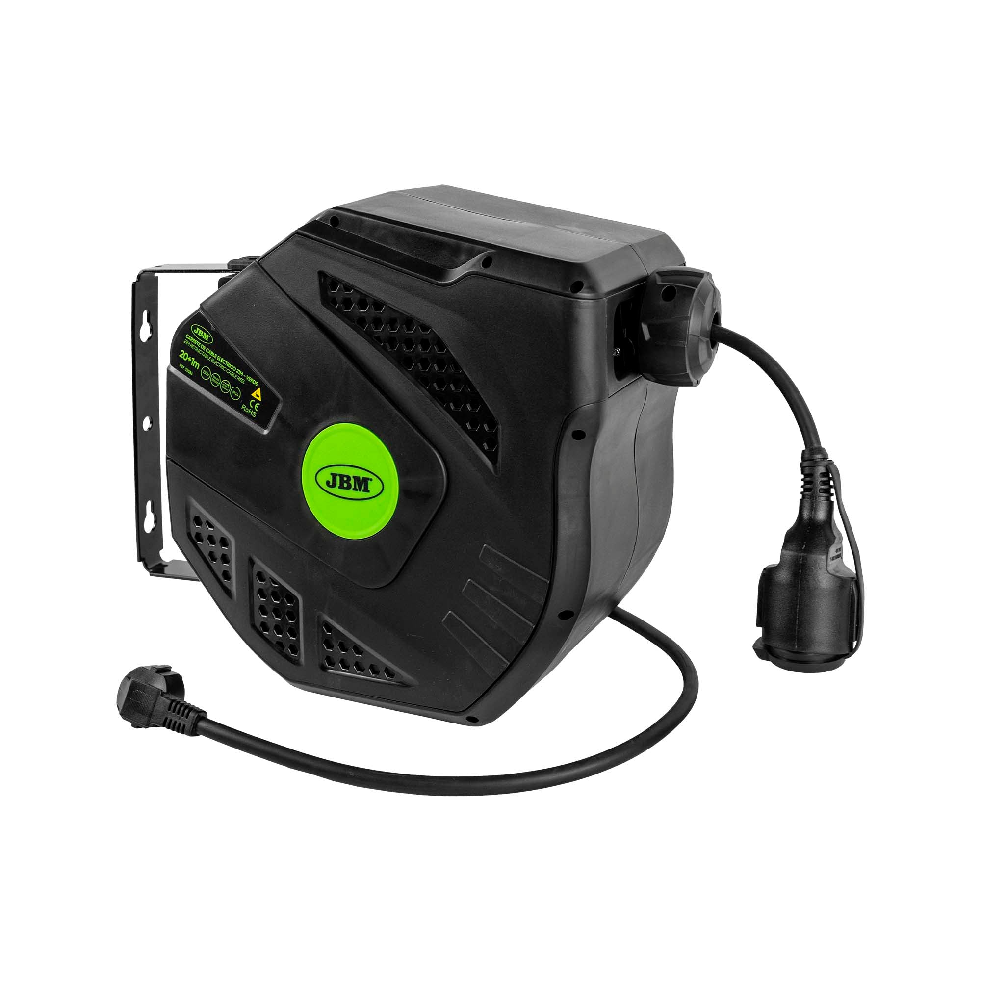 Carretel de CABO Eléctrico 21M - Verde - JBM JBM, imagem do produto