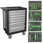 Carrinho de Ferramentas de 7 Gavetas Cinzento - Equipado - JBM JBM, imagem do produto