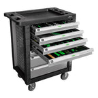 Carrinho de Ferramentas de 7 Gavetas Cinzento - Equipado - JBM JBM, imagem do produto