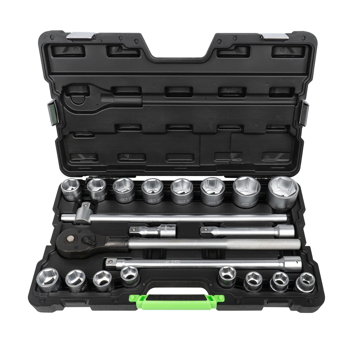 MALA de Ferramentas de 21 Peças com Soquetes Hexagonais 3/4" – Acabamento Zincado - JBM JBM, imagem do produto