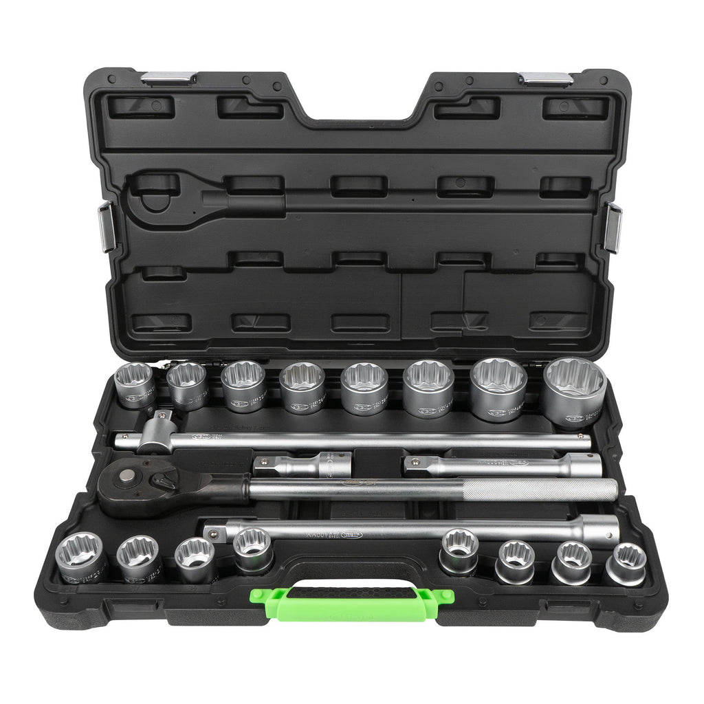 MALA de Ferramentas de 21 Peças com Soquetes de 12 Pontos 3/4" – Acabamento Zincado - JBM JBM, imagem do produto
