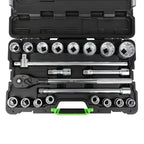 MALA de Ferramentas de 21 Peças com Soquetes de 12 Pontos 3/4" – Acabamento Zincado - JBM JBM, imagem do produto